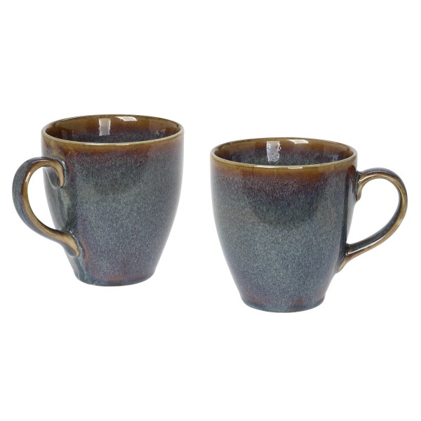 CRYSPO TRIO Κούπα Πορσελάνης 400ml Azure CRYSPO TRIO 47.300.25 (Σετ 2 Τεμάχια) (Υλικό: Πορσελάνη) - CRYSPO TRIO - 47.300.25